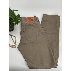 Levi Strauss 559 32x34 Tan Straight Leg Jeans